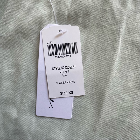 Soma Aloe Knit Sleeveless Top Silver Eucalyptus - Picture 8 of 8